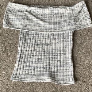 Express off the shoulder shirt